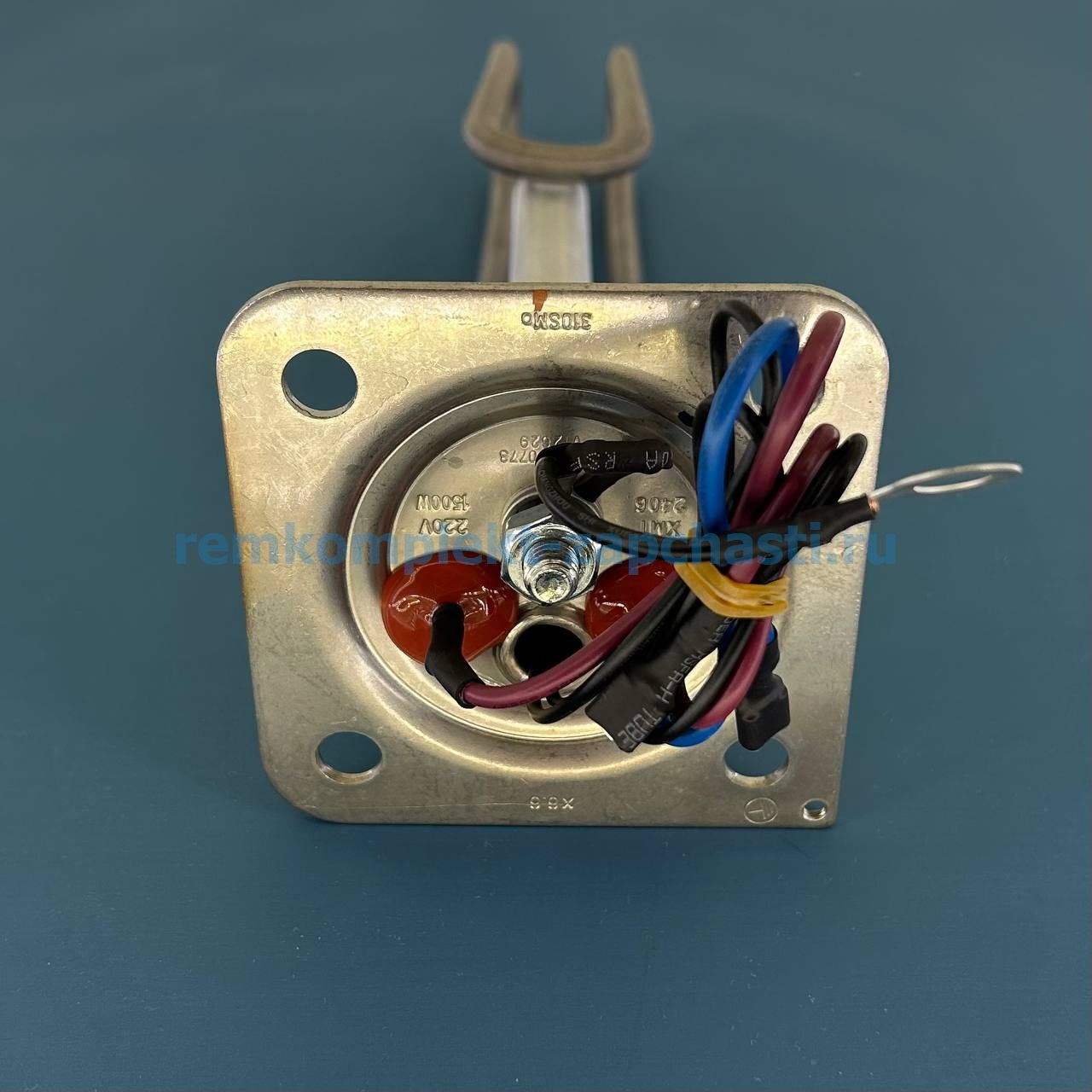 0040400773 ТЭН для водонагревателя HAIER 1500W, квадратный фланец — изображение 3