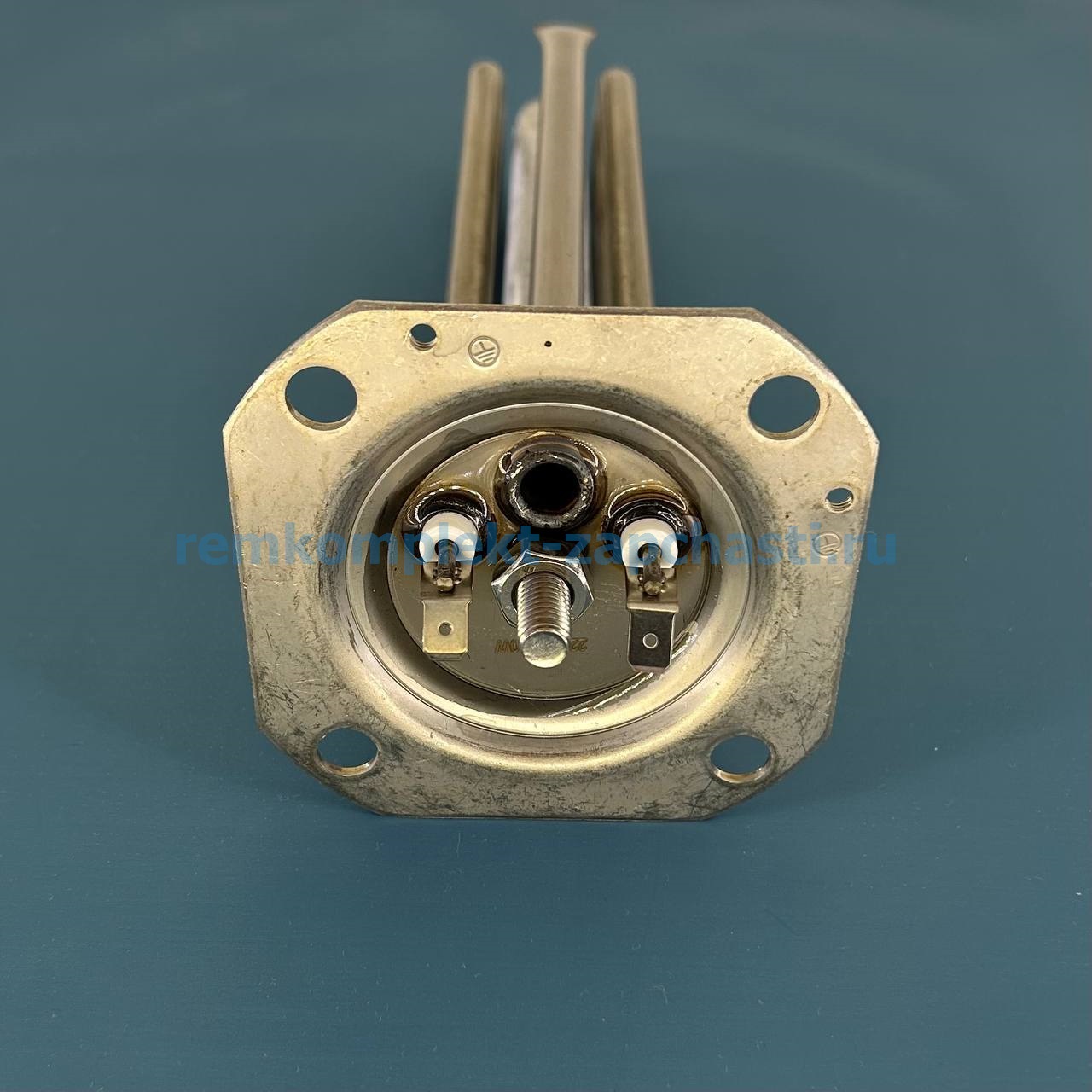 0040401481 ТЭН для водонагревателя HAIER 1500W, квадратный фланец — изображение 3