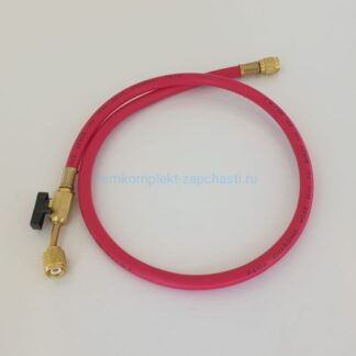 SHZ-1800-V Шланг заправочный 180 см. (1/4) с вентилем